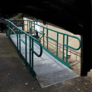 Disabled Modular Wheelchair Mobility Access Ramp with Handrails
