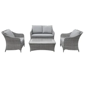 Hamilton Steeple Grey Rattan Coffee Table - Image 3