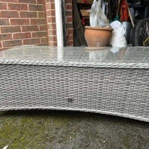 Hamilton Steeple Grey Rattan Coffee Table - Image 4