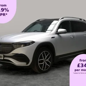 2022 Mercedes-Benz EQB 300 AMG Line SUV – Silver with Panoramic Sunroof