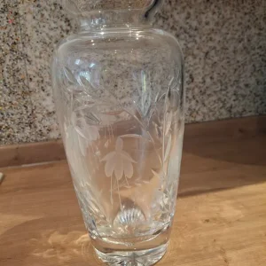 Lead Crystal Vase Fuschia 25cm - Image 2