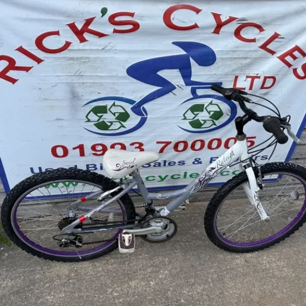 Raleigh Swirl 24” Girls Bike, Alloy Frame, Refurbished