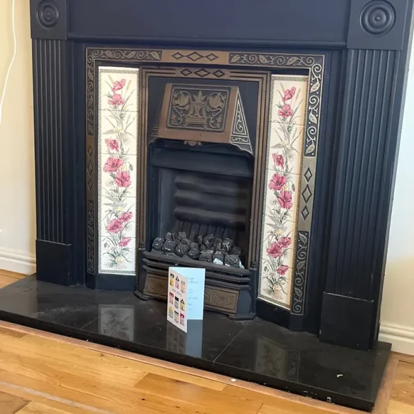 Fire surround & grate