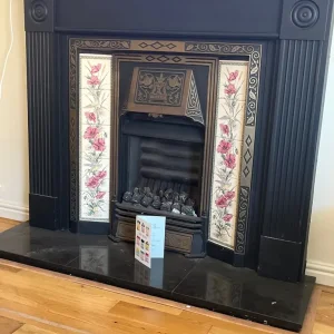 Fire surround & grate