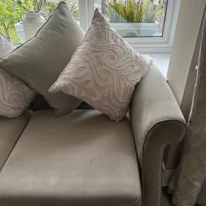Greige scatterback 3 seater sofa - Image 2