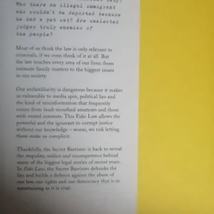 Fake Law The Truth About Justice in an Age of Lies by The Secret Barrister - Image 4