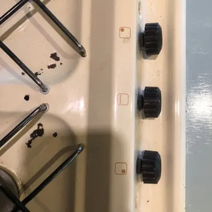 Vintage French Enamel 2 Burner Stovetop - Image 3