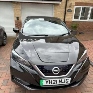 2021 Nissan Leaf 10 NConnecta, Black, 34k miles, FSH - Image 3