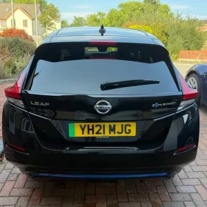 2021 Nissan Leaf 10 NConnecta, Black, 34k miles, FSH - Image 4