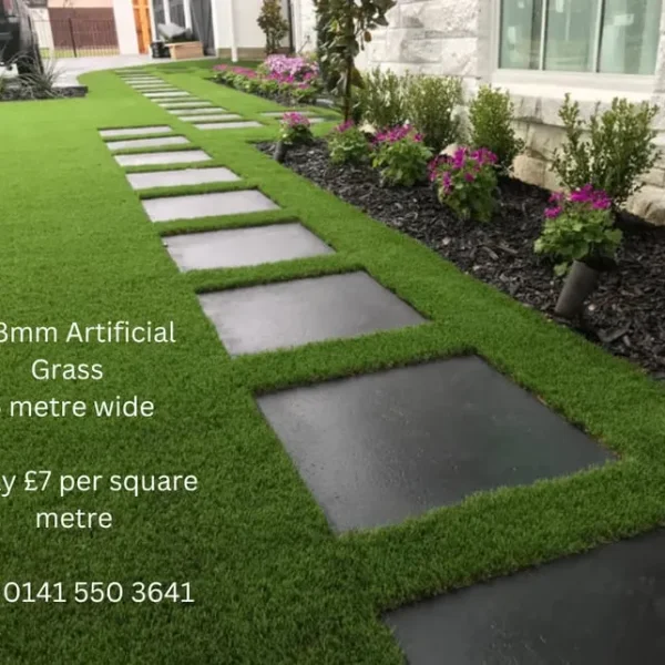 5 Metre Wide Artificial Grass – 28mm Thick