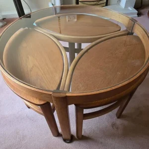 Nathan Furniture Trinity Coffee Table and nest of 3 tables