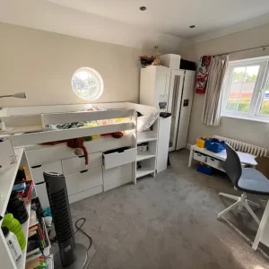 Single beds with drawer units and bookcase - Image 5