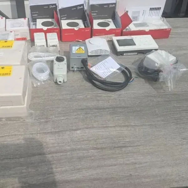 Heating thermostats, valves, programmers, wiring centres