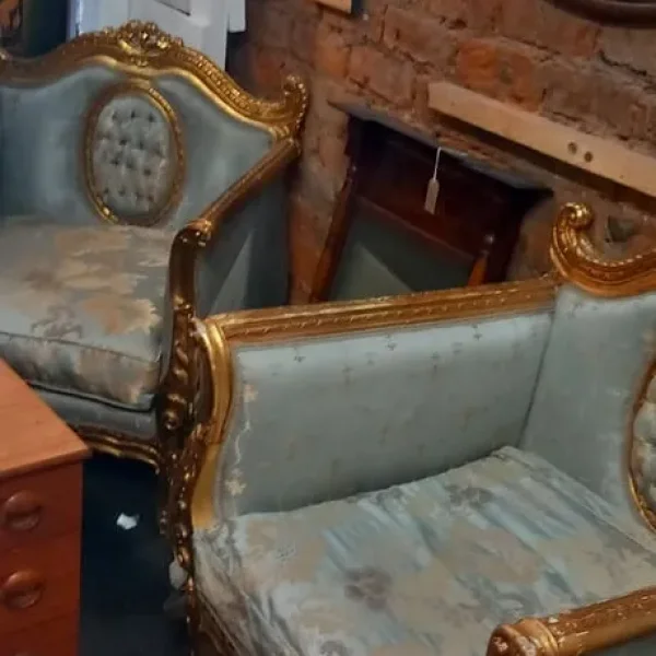 Two Louis XVI style chairs