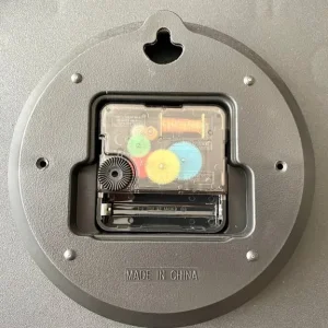 Wall Clock - Sweeping Arms - Red and White - Image 4