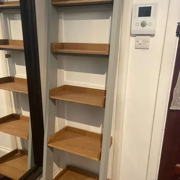 Ladder shelf