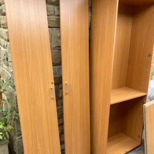 Office cupboard with shelves and doors
