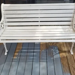 Cast iron bench