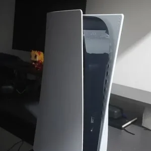 Ps5 with stand, controller, and 2 games - Image 5