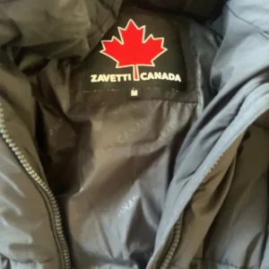 Black Canada Zavetti winter coat medium - Image 4