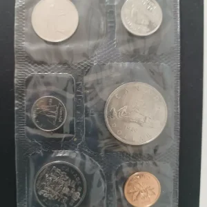 1980 Canada Prooflike RCM Set (6 Coins UNC.) - Image 2