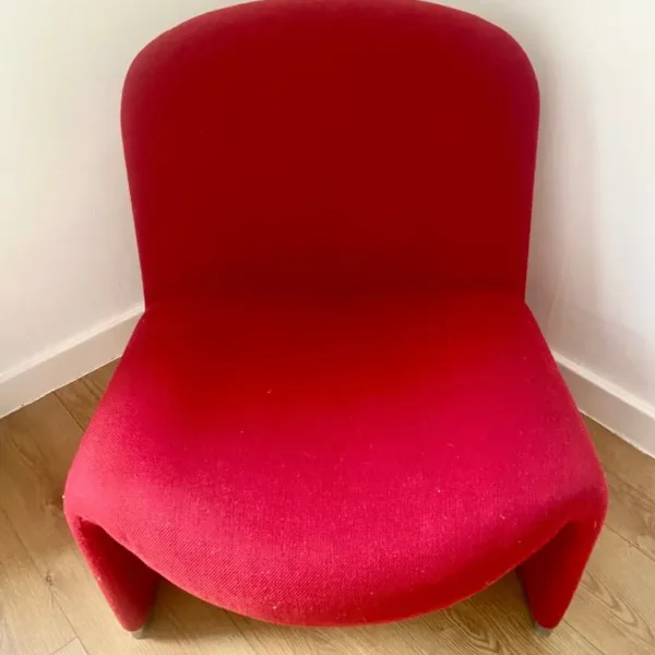 Red designer chair
