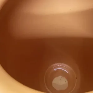 Large ceramic orange vase - Image 3