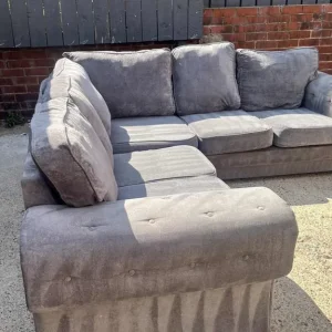 Grey Verona Corner Sofa - Image 2