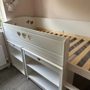 Argos MIA Single Cabin Bed & IKEA Child’s Wardrobe - Image 2