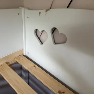 Argos MIA Single Cabin Bed & IKEA Child’s Wardrobe - Image 7