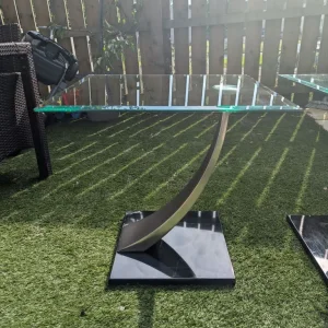 Glass Tables x 2 - Image 7