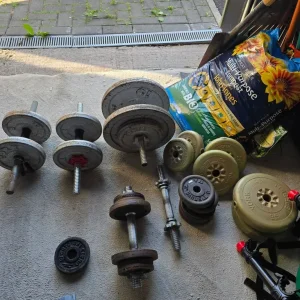 Squat Rack and Weight Stack