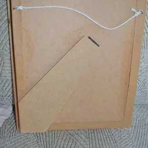 x2 framed hand-painted 2D flower pictures - Image 3