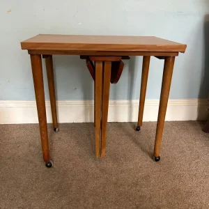Vintage 50/60s Teak Nest of Tables Nathan Style C102 - Image 3