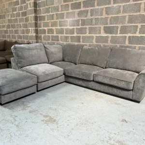 Furniture Village Legend Corner Sofa – Kingston Grey - Image 8