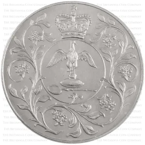 Silver Jubilee Elizabeth II Crown Coin - Image 2