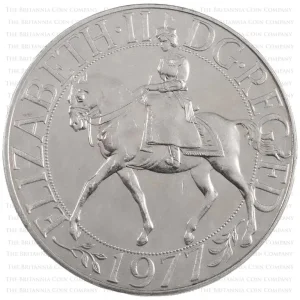Silver Jubilee Elizabeth II Crown Coin