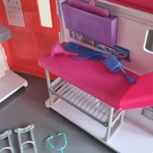 Barbie bundle with ambulance, dentist, and baby doctor sets - Image 4