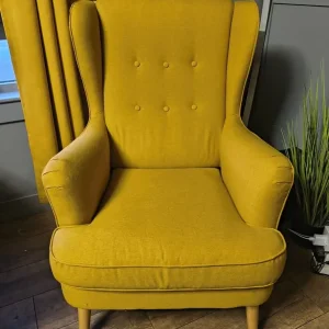 2x Habitat wingback armchairs - Image 2