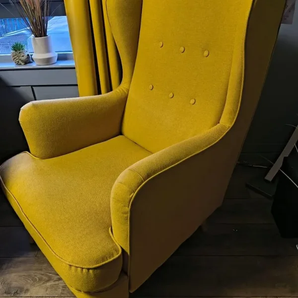 2x Habitat wingback armchairs