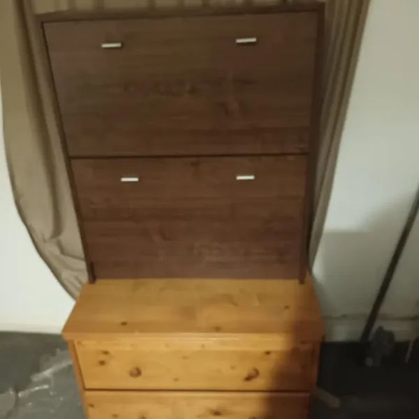 Shoe rack and draw pair