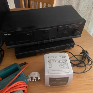 Technics Speakers, Russell Hobbs Kettle, Sony Cube, TEAC Cassette Deck - Image 3