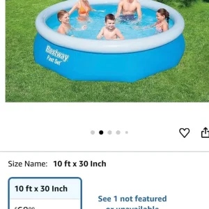 10ft Fast Set Fill & Rise Garden Pool - Image 3