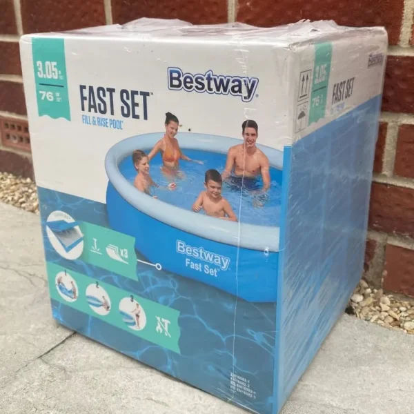 10ft Fast Set Fill & Rise Garden Pool