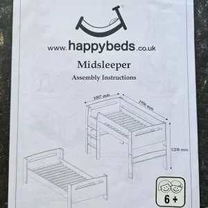Happy Beds Pluto Mid Sleeper Bed - Image 4