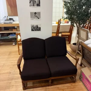 Brown Fabric Sofa