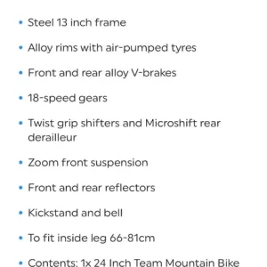 boys bike 24inch - Image 7