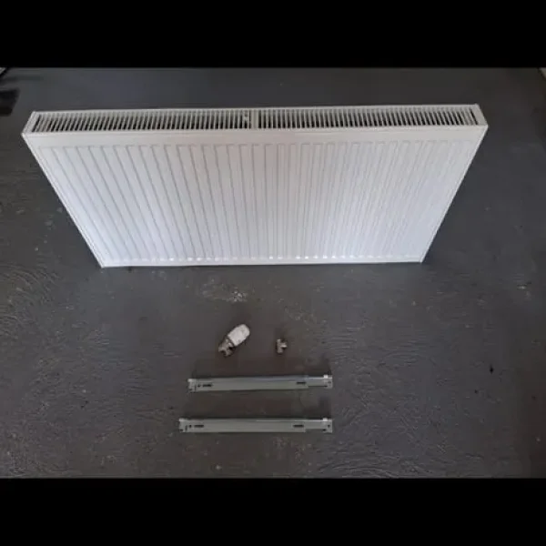 Double-sided white radiator
