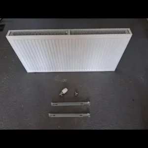 Double-sided white radiator