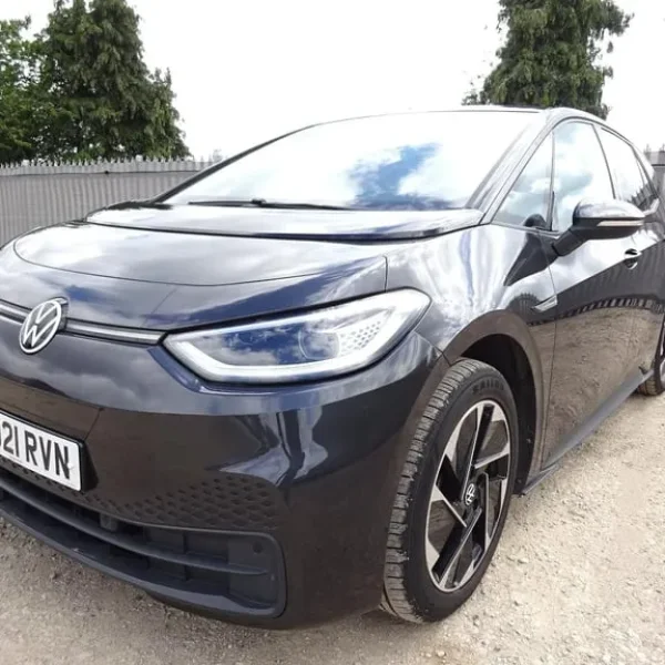 2021 Volkswagen ID3 Family Electric Auto – Side Damage, Starts and Drives, Repairable